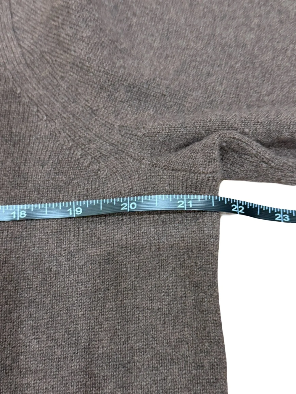 🤎 J.Crew 100% Cashmere Crewneck Sweater Women's Large Brown Luxury Knit